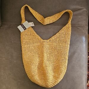 Sass & Bide Yellow Woven Tote